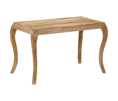 Mesa de comedor de madera maciza de mango 118x60x76 cm