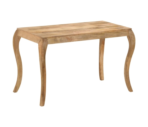 Mesa de comedor de madera maciza de mango 118x60x76 cm