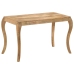 Mesa de comedor de madera maciza de mango 118x60x76 cm