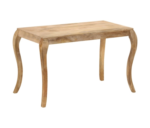 Mesa de comedor de madera maciza de mango 118x60x76 cm