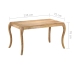 Mesa de comedor de madera maciza de mango 135x75x76 cm