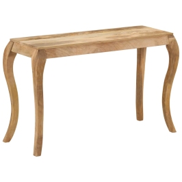 Mesa consola de madera maciza de mango 118x38x76 cm