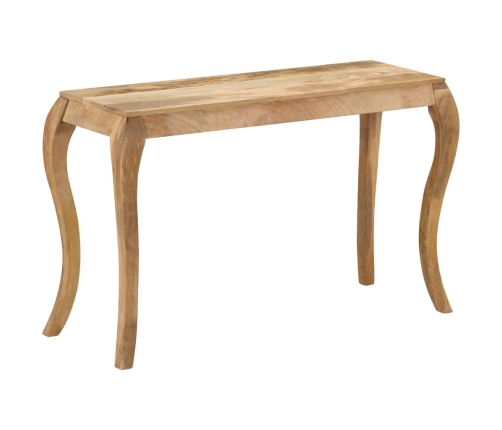 Mesa consola de madera maciza de mango 118x38x76 cm