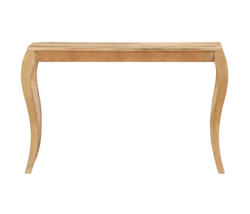 Mesa consola de madera maciza de mango 118x38x76 cm