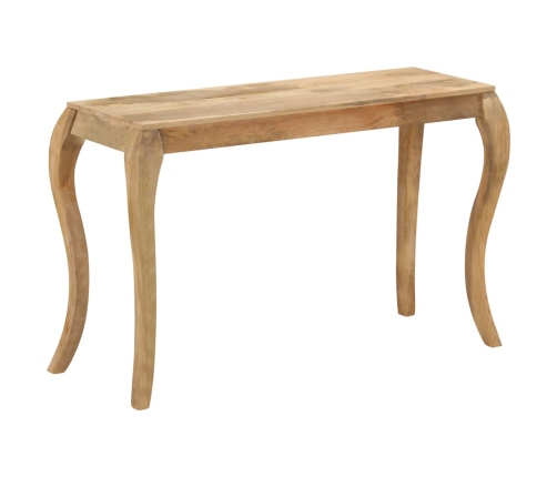 Mesa consola de madera maciza de mango 118x38x76 cm