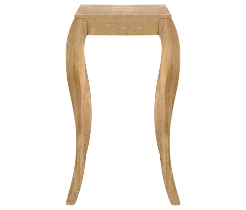 Mesa consola de madera maciza de mango 118x38x76 cm