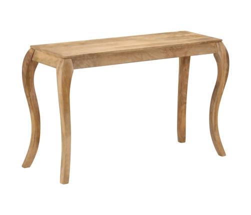 Mesa consola de madera maciza de mango 118x38x76 cm