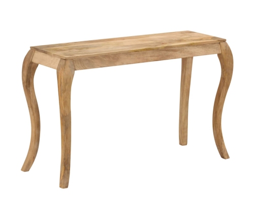 Mesa consola de madera maciza de mango 118x38x76 cm