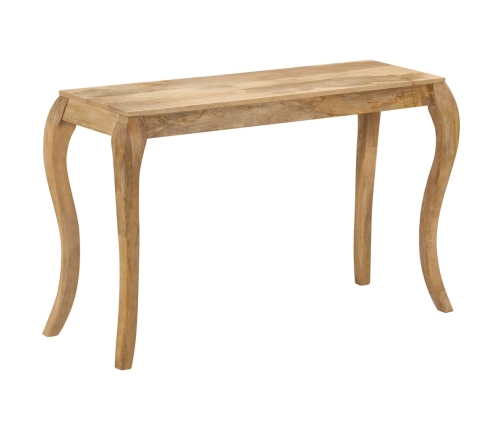 Mesa consola de madera maciza de mango 118x38x76 cm