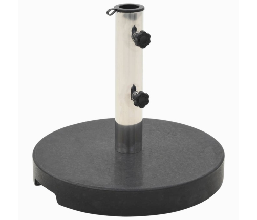 Base de sombrilla de granito redonda negra 20 kg