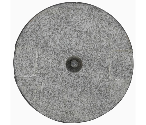 Base de sombrilla de granito redonda negra 20 kg