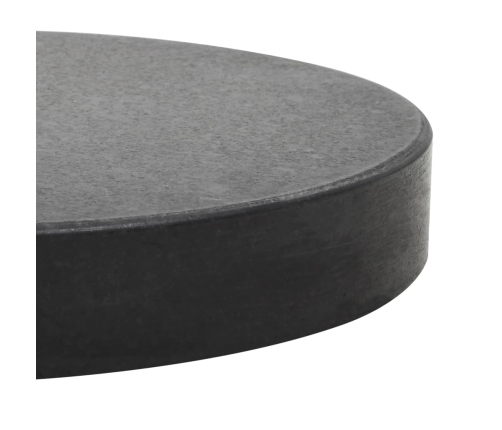Base de sombrilla de granito redonda negra 20 kg