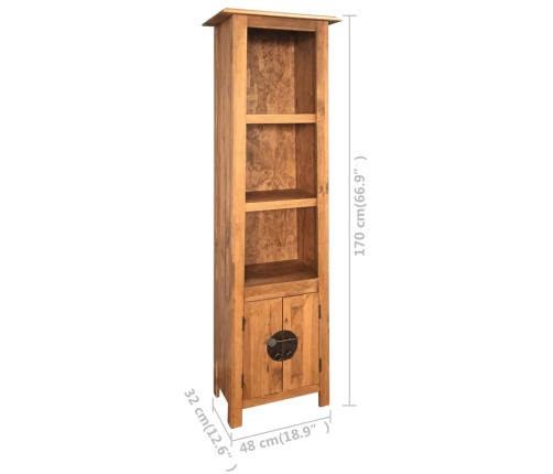 Conjunto de muebles de baño 5 piezas madera maciza de pino