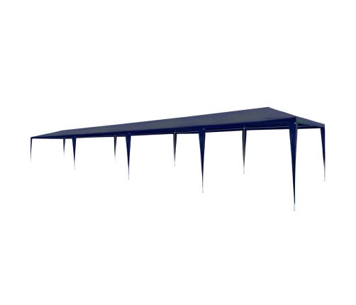 Carpa para fiestas PE azul 3x12 m