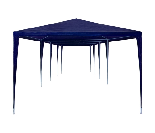 Carpa para fiestas PE azul 3x12 m