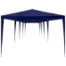 Carpa para fiestas PE azul 3x12 m