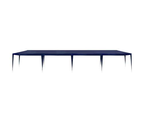 Carpa para fiestas PE azul 3x12 m