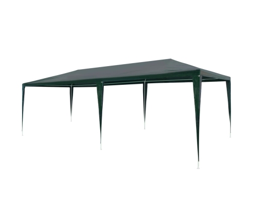 Carpa para fiestas PE verde 3x6 m