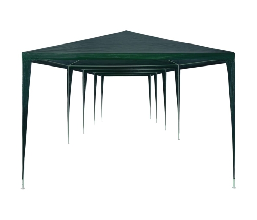 Carpa para fiestas PE verde 3x12 m
