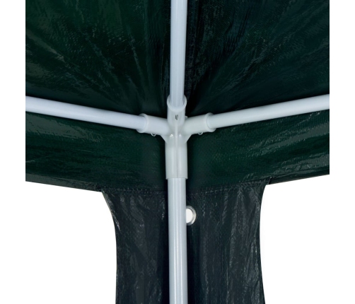 Carpa para fiestas PE verde 3x12 m