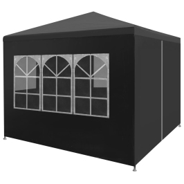 Carpa para celebraciones gris antracita 3x3 m