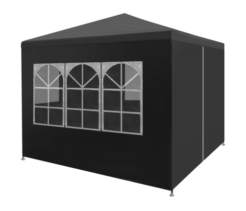 Carpa para celebraciones gris antracita 3x3 m