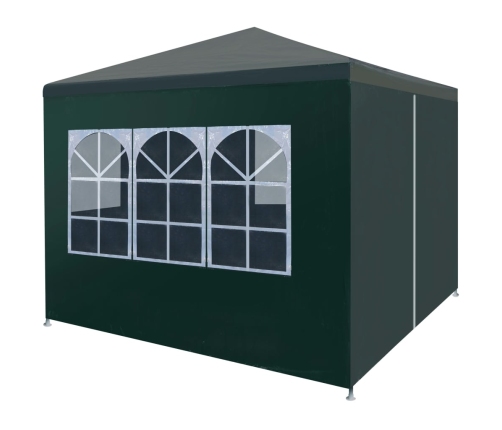 Carpa para fiestas verde 3x3 m