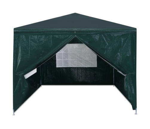 Carpa para fiestas verde 3x3 m