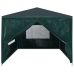 Carpa para fiestas verde 3x3 m