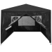 Carpa para fiestas gris antracita 3x4 m