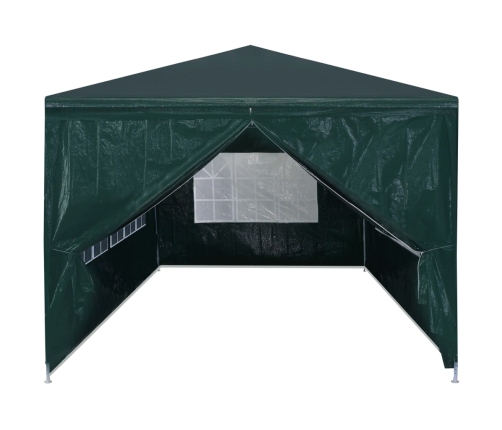 Carpa para fiestas verde 3x6 m