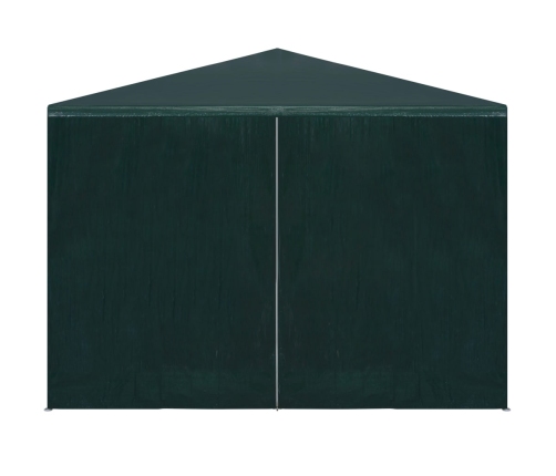 Carpa para fiestas verde 3x9 m