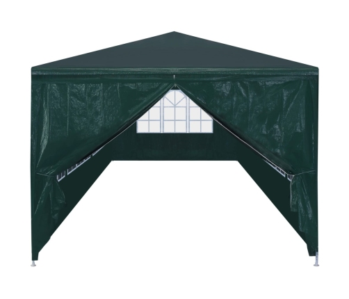 Carpa para fiestas verde 3x9 m