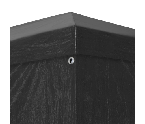 Carpa para fiestas gris antracita 3x12 m