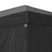 Carpa para fiestas gris antracita 3x12 m