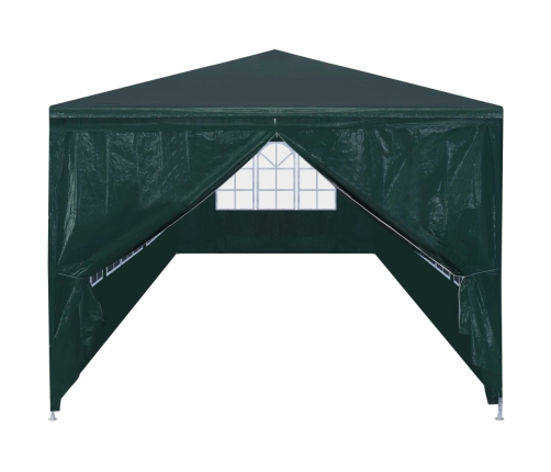 Carpa para fiestas verde 3x12 m