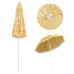Sombrilla de playa estilo Hawaii natural 240 cm