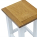 Mesa auxiliar de madera maciza de roble 27x24x37 cm