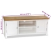 Mueble para TV madera maciza de roble 120x35x48 cm