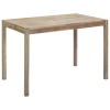 Mesa de comedor de madera maciza de acacia 120x70x75 cm