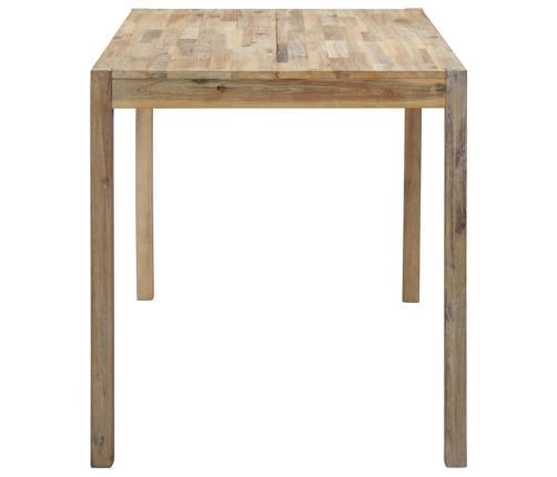 Mesa de comedor de madera maciza de acacia 120x70x75 cm