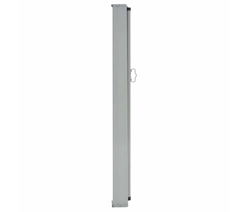 Toldo lateral retráctil para patio 100x300 cm negro