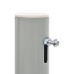 Toldo lateral retráctil para patio 100x300 cm negro