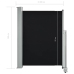 Toldo lateral retráctil para patio 100x300 cm negro