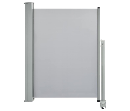 Toldo lateral retráctil para patio 100x300 cm gris