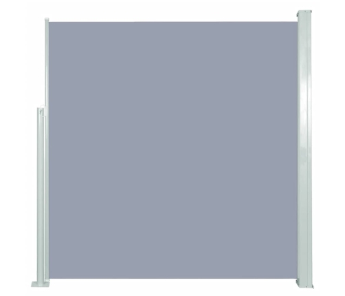 Toldo lateral retráctil 140x300 cm gris