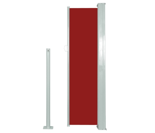 Toldo lateral retráctil 120x300 cm rojo