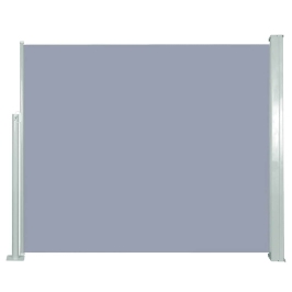 Toldo lateral retráctil 120x300 cm gris