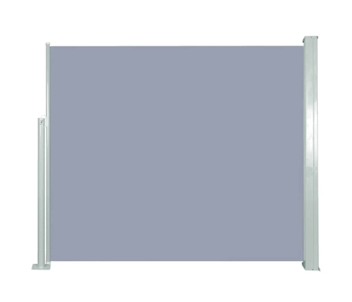 Toldo lateral retráctil 120x300 cm gris