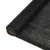 Red de privacidad HDPE 1x25 m negro